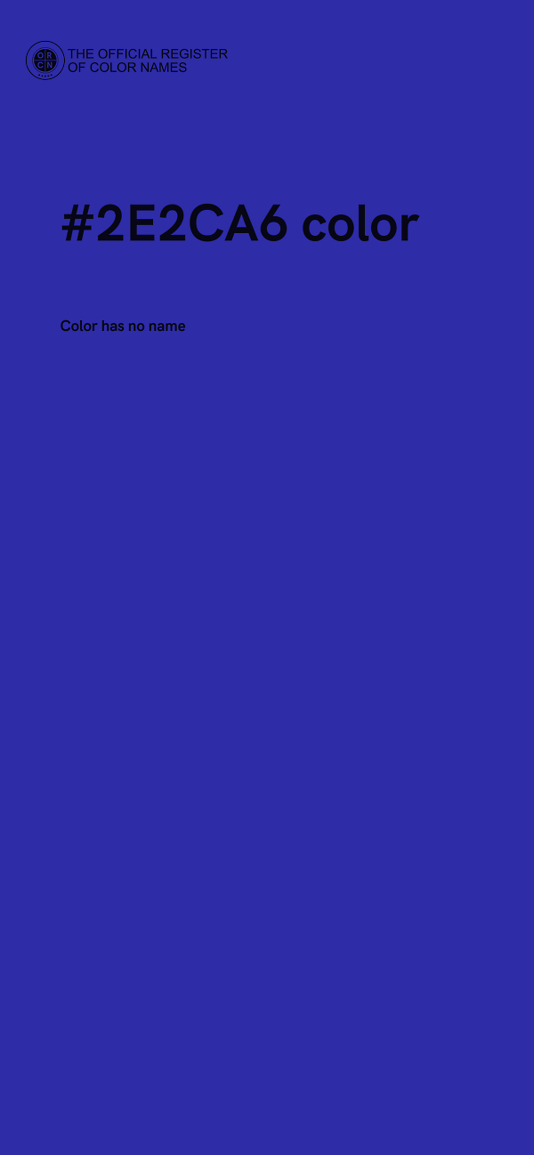 #2E2CA6 color image