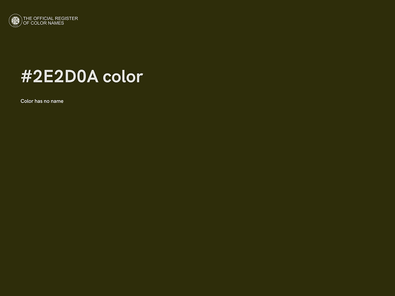 #2E2D0A color image