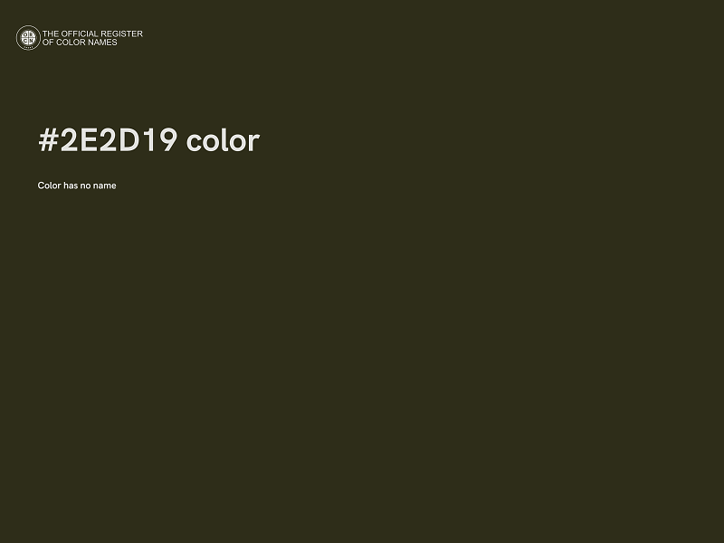 #2E2D19 color image