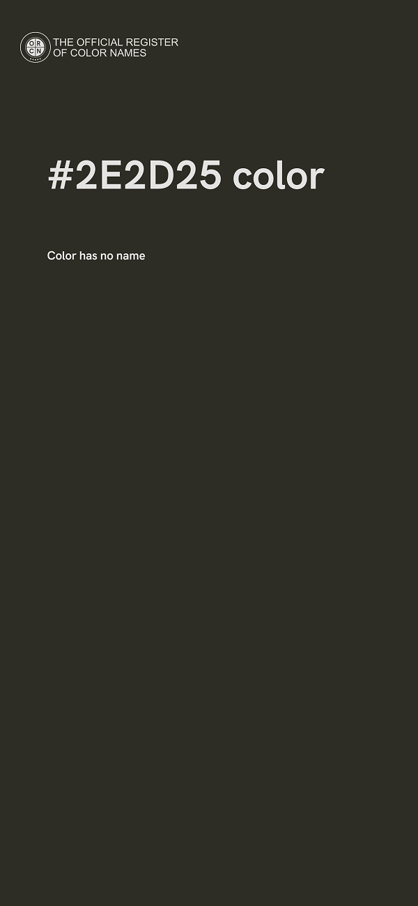 #2E2D25 color image