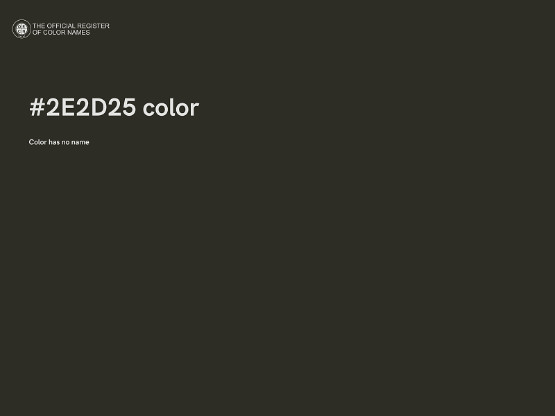 #2E2D25 color image