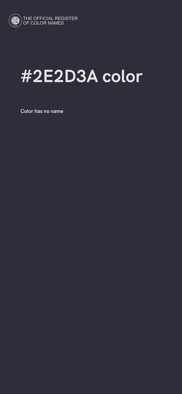 #2E2D3A color image