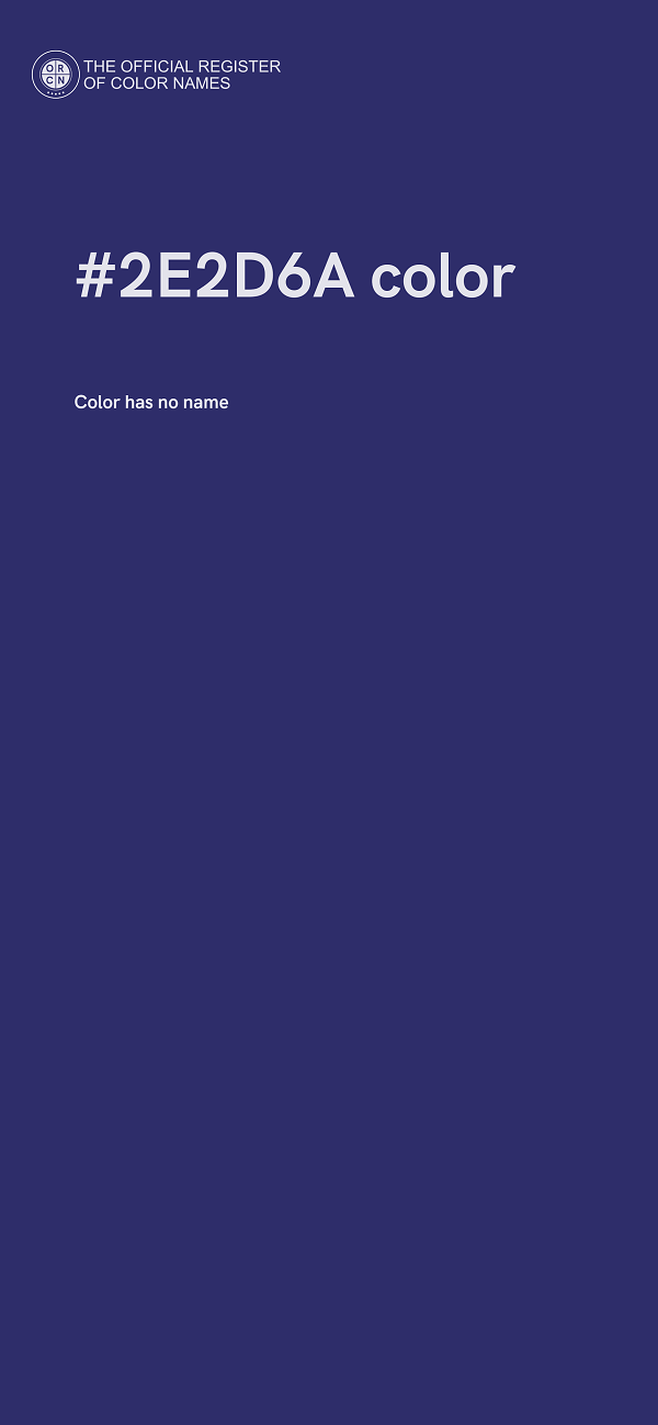 #2E2D6A color image