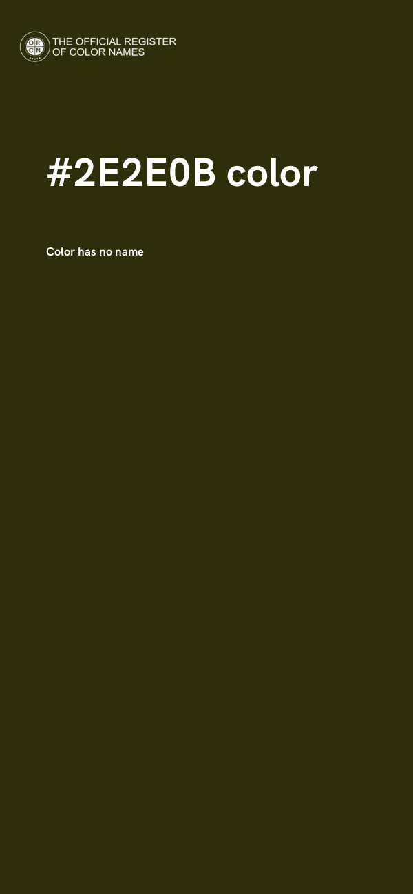 #2E2E0B color image