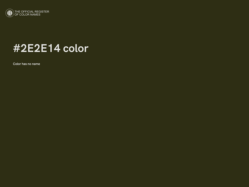 #2E2E14 color image