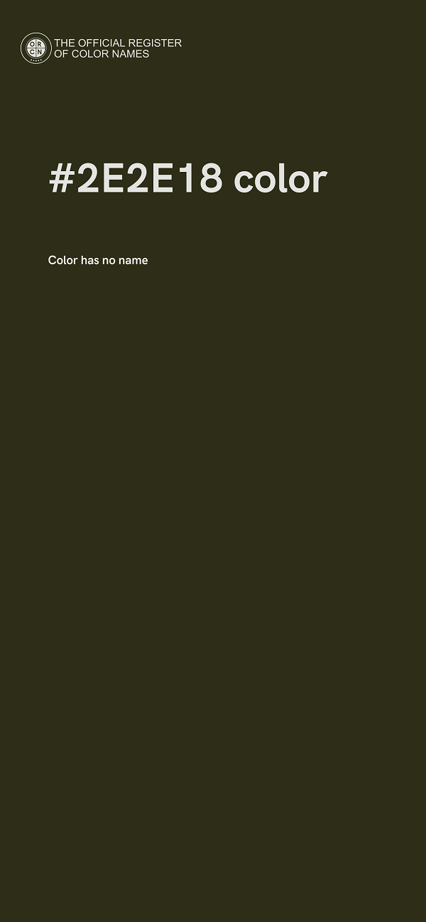 #2E2E18 color image