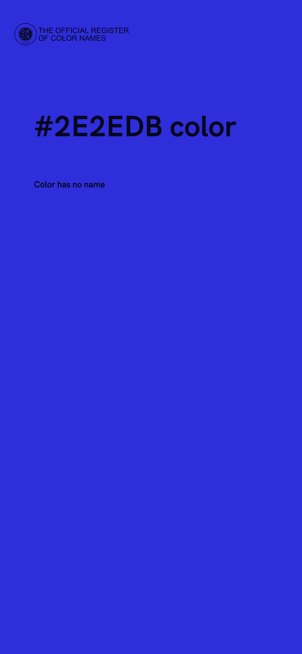 #2E2EDB color image