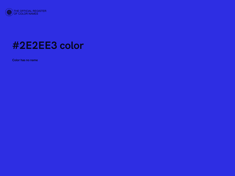 #2E2EE3 color image