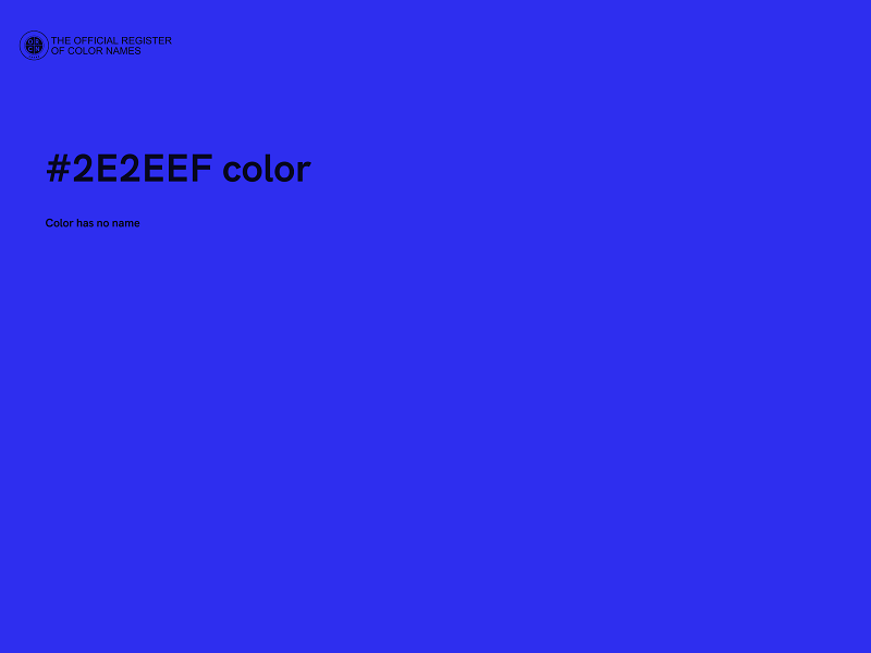#2E2EEF color image