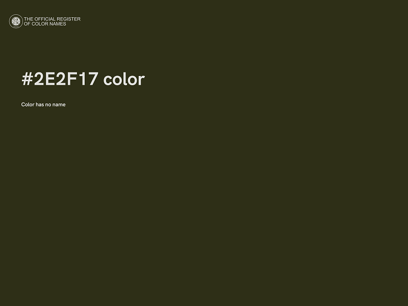 #2E2F17 color image