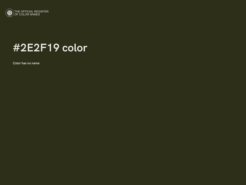 #2E2F19 color image