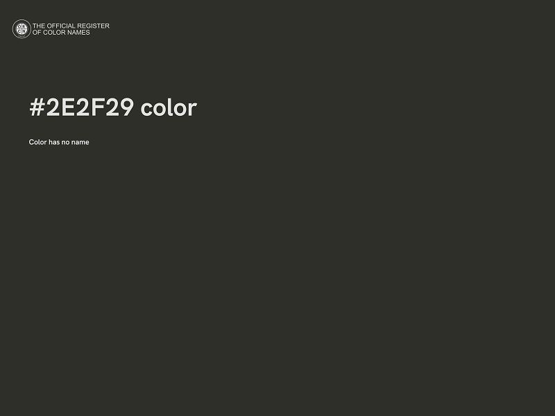 #2E2F29 color image