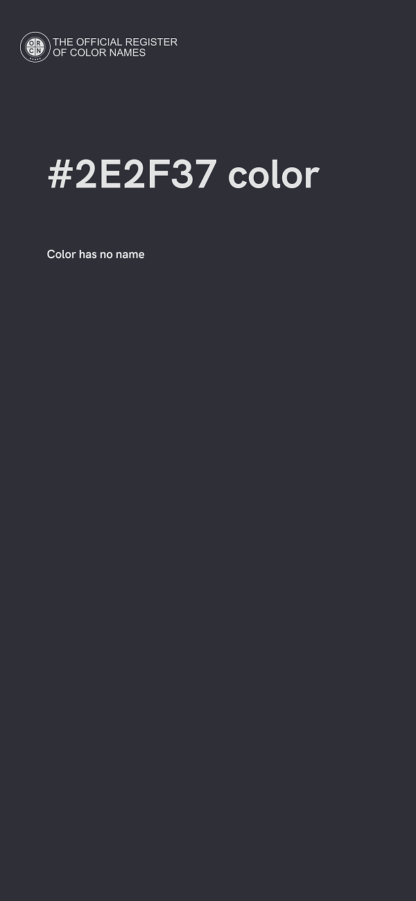 #2E2F37 color image