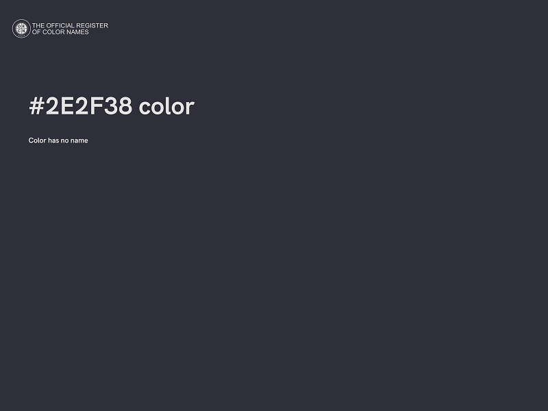 #2E2F38 color image