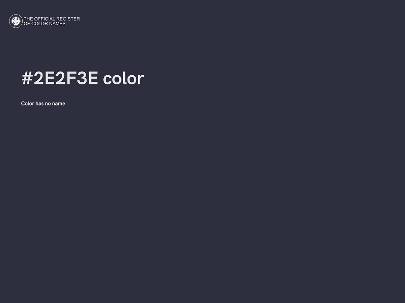 #2E2F3E color image