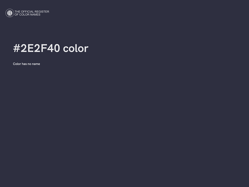 #2E2F40 color image