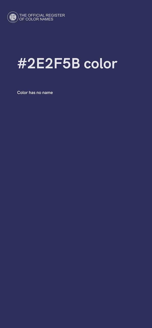 #2E2F5B color image