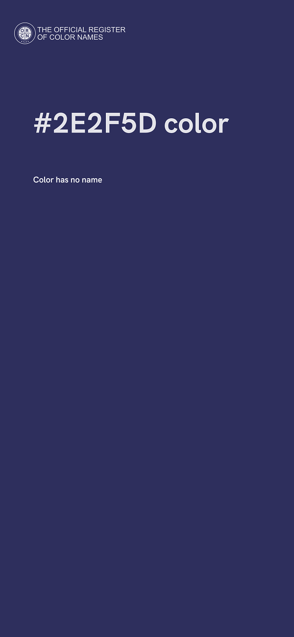 #2E2F5D color image