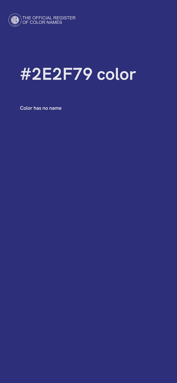 #2E2F79 color image