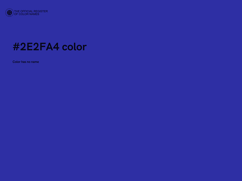 #2E2FA4 color image