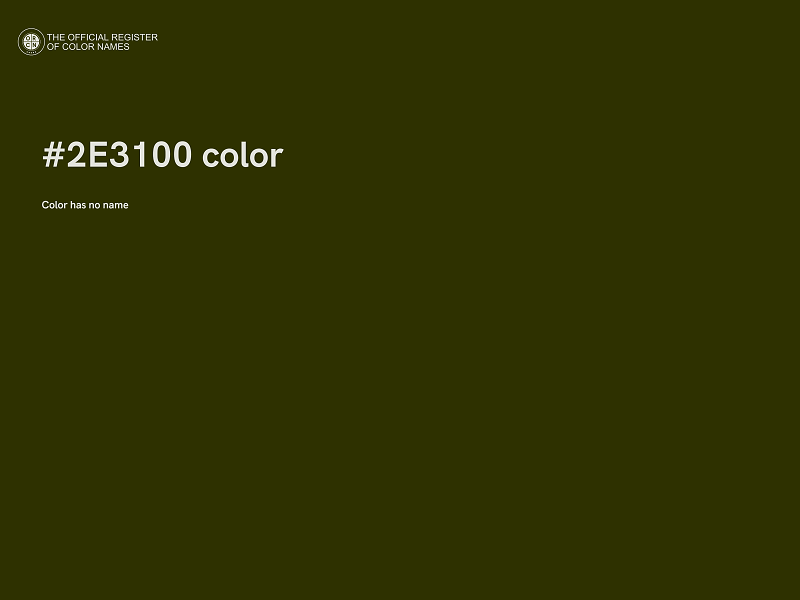 #2E3100 color image