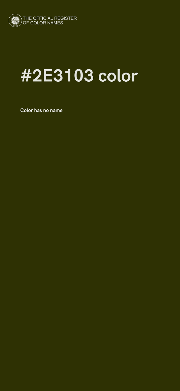 #2E3103 color image