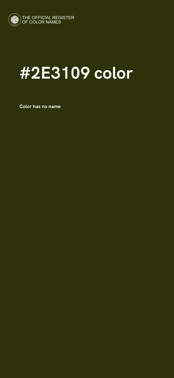 #2E3109 color image