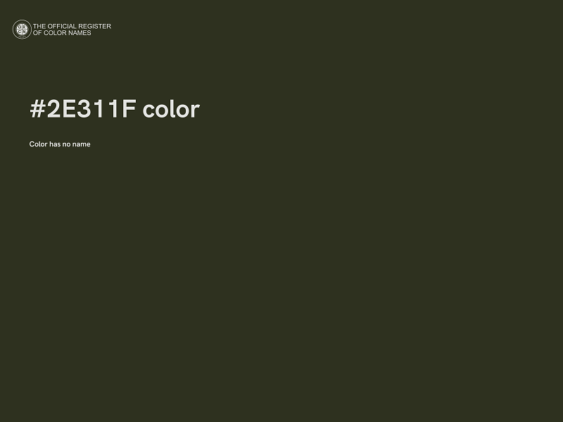 #2E311F color image