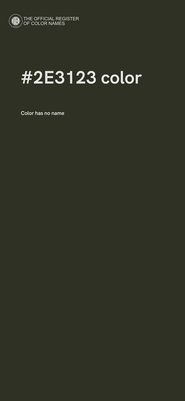 #2E3123 color image