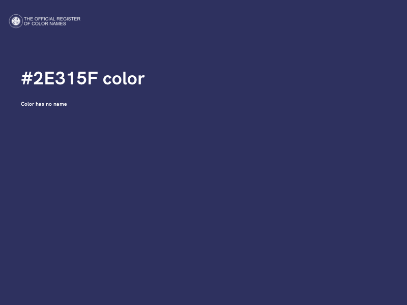 #2E315F color image