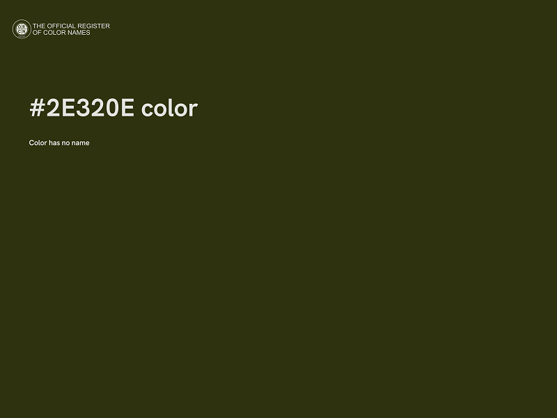 #2E320E color image