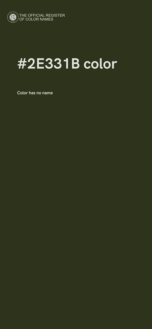#2E331B color image