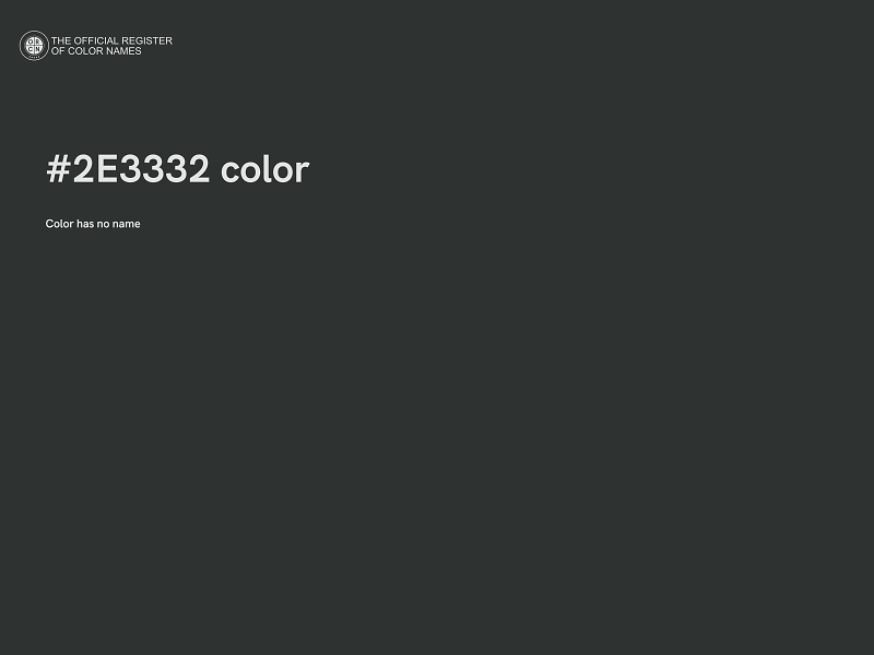 #2E3332 color image