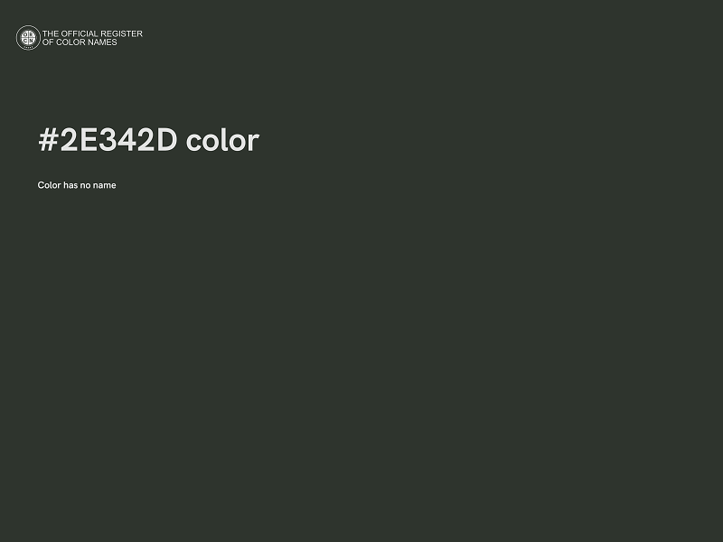 #2E342D color image