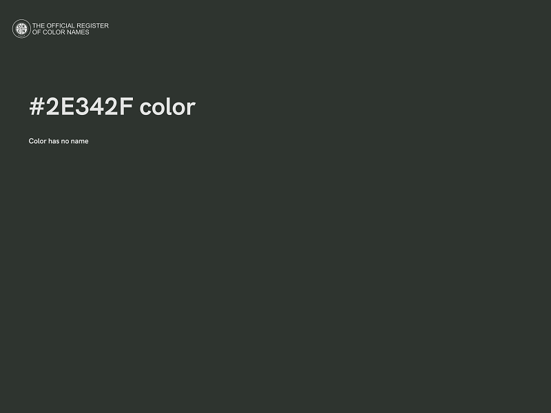 #2E342F color image