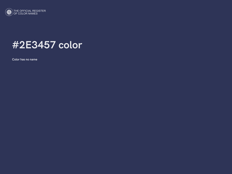 #2E3457 color image