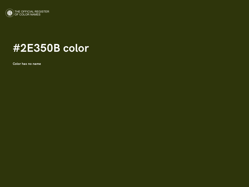 #2E350B color image