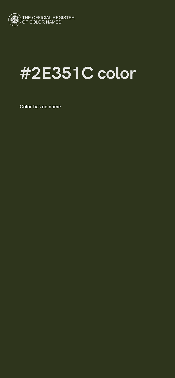 #2E351C color image