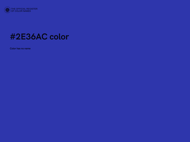 #2E36AC color image