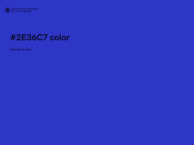 #2E36C7 color image