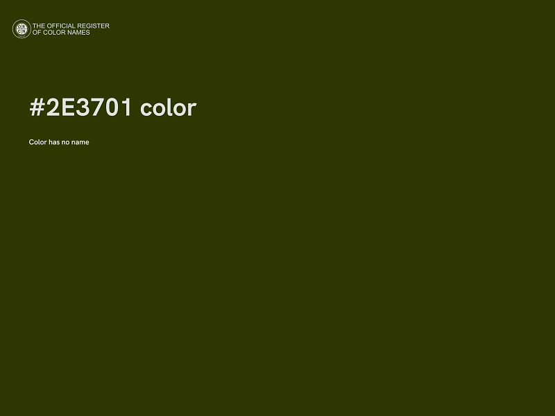 #2E3701 color image