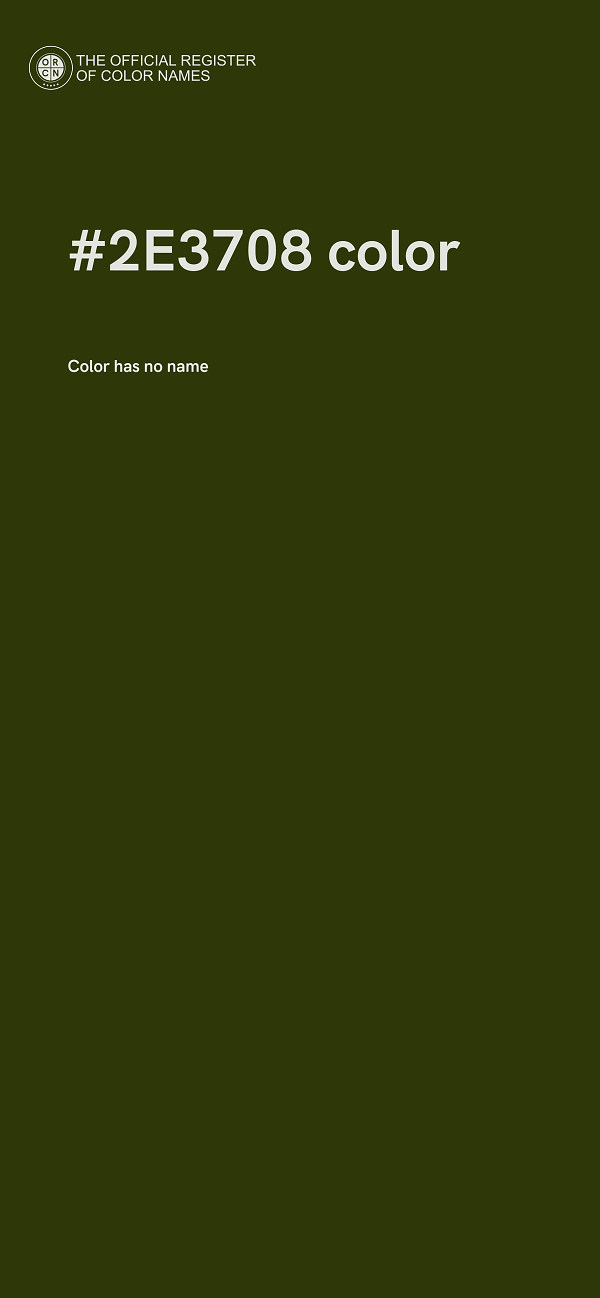 #2E3708 color image
