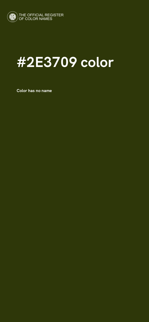 #2E3709 color image