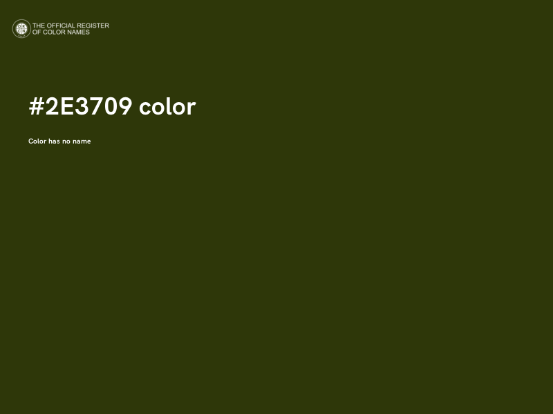 #2E3709 color image