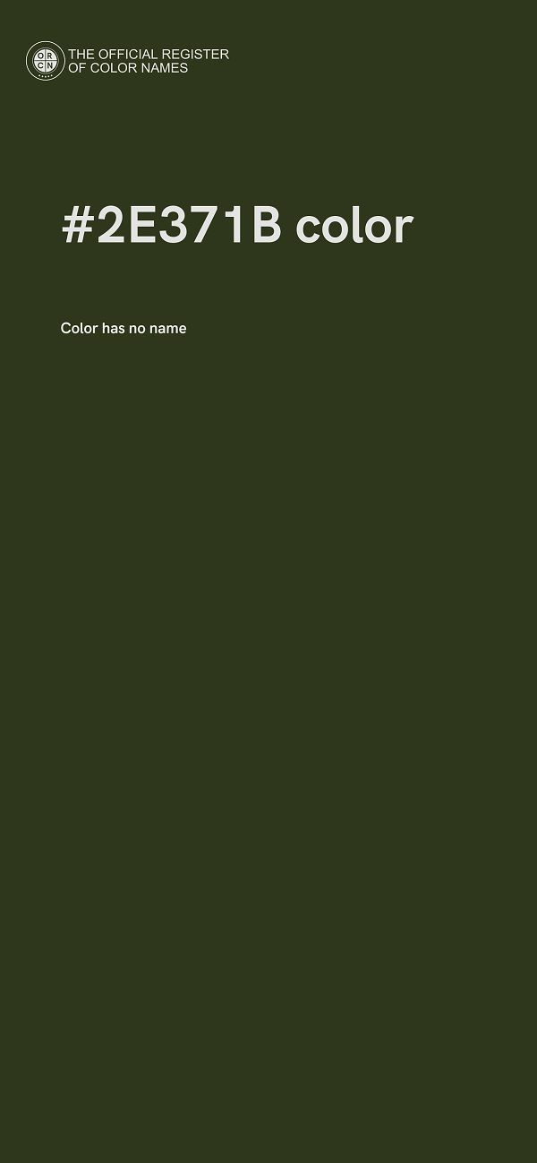 #2E371B color image