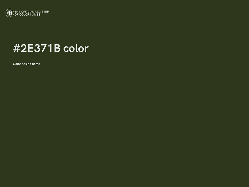 #2E371B color image