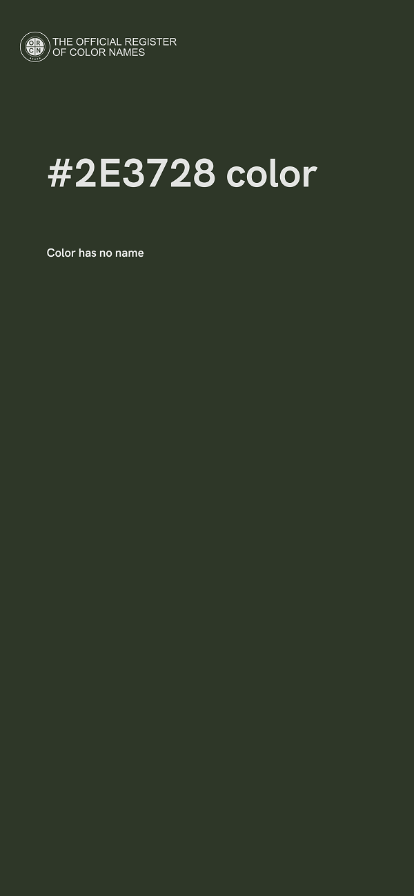 #2E3728 color image