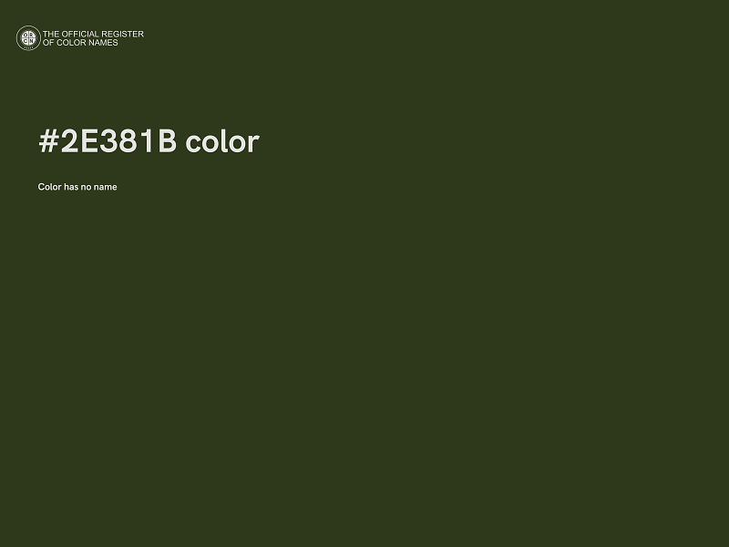#2E381B color image