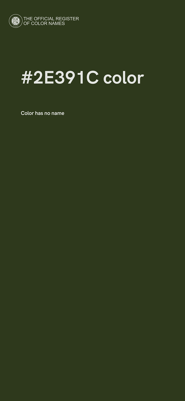 #2E391C color image