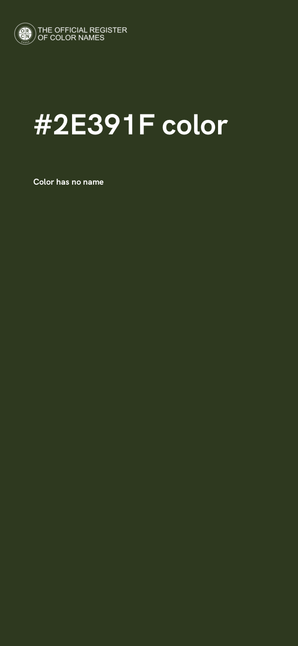 #2E391F color image